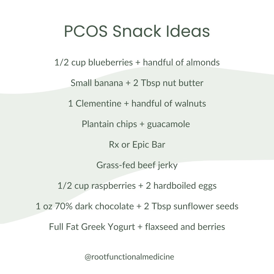 pcos snack list